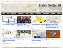 Tablet Screenshot of elkridge.exploremd.us