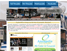 Tablet Screenshot of annapolis.exploremd.us