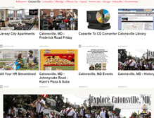 Tablet Screenshot of catonsville.exploremd.us